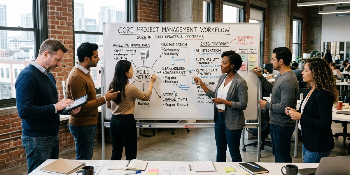 how to be a project manager — career guide illustration