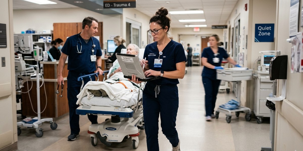 how to become a medical scribe — career guide illustration