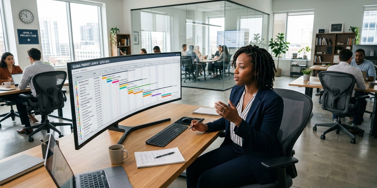 how to become a project manager — career guide illustration