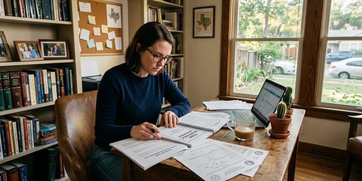 how to become a texas notary — career guide illustration