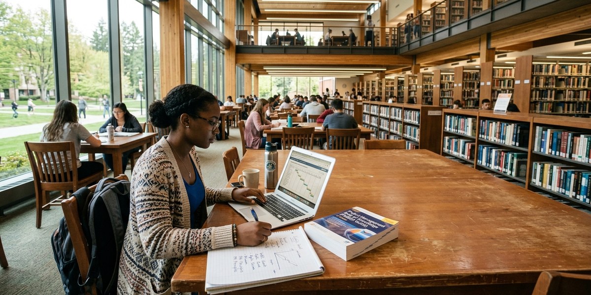 how to get into project management — career guide illustration