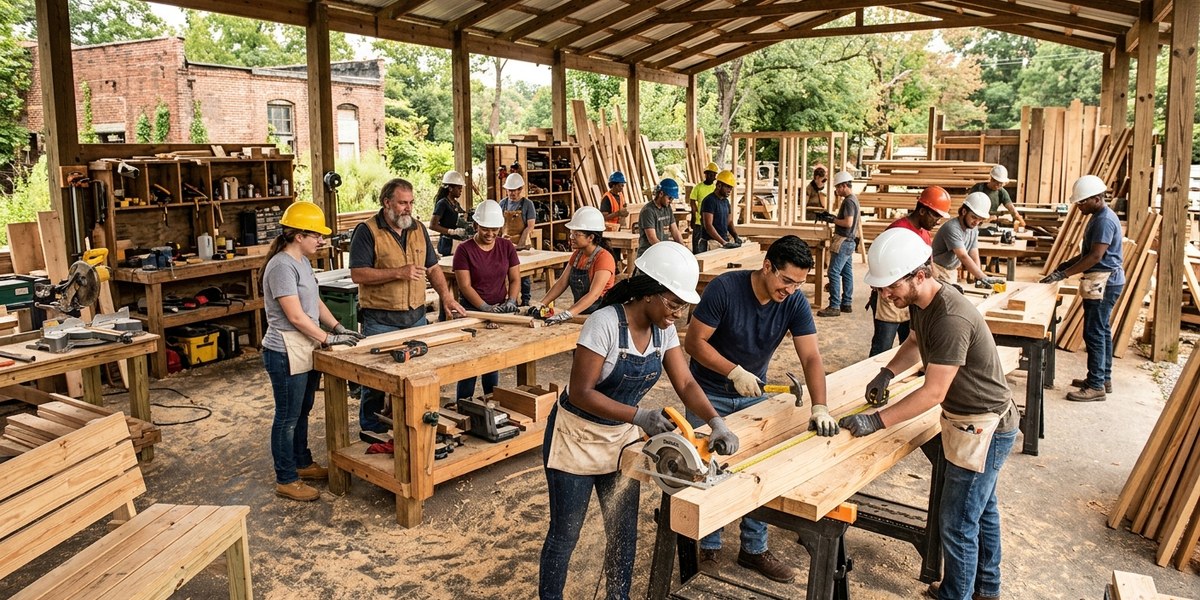 how to become a carpenter — career guide illustration