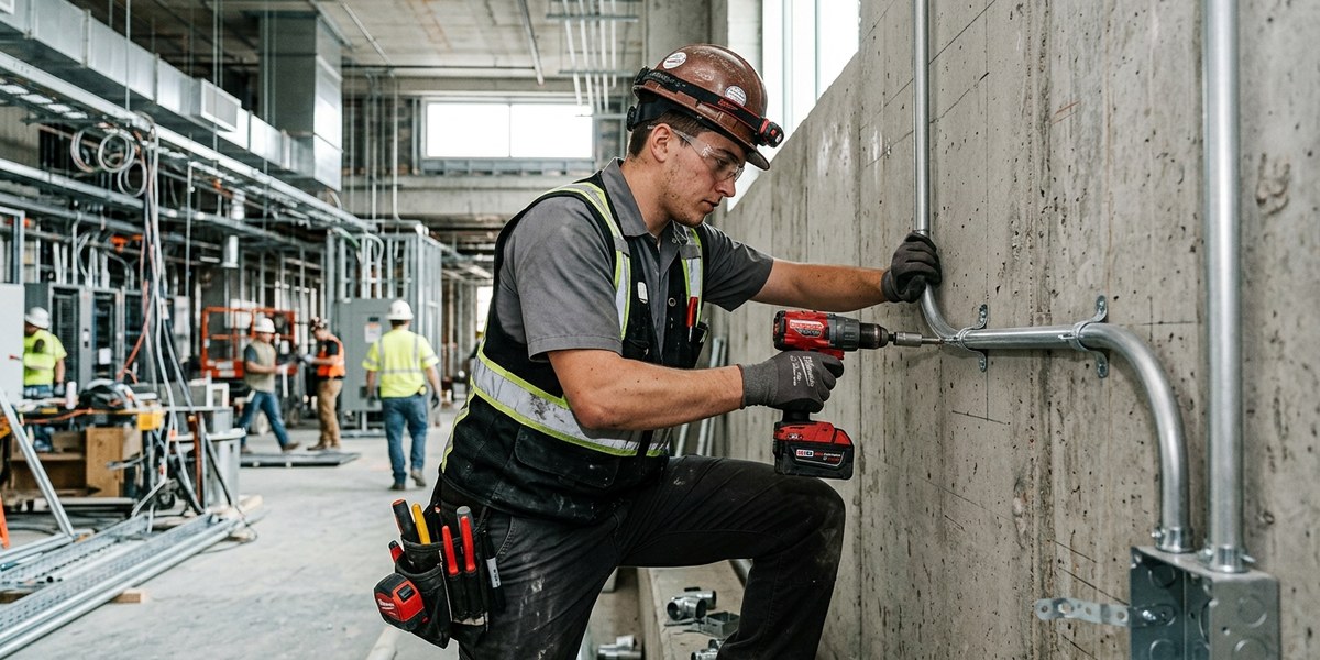 how to get started as an electrician — career guide illustration